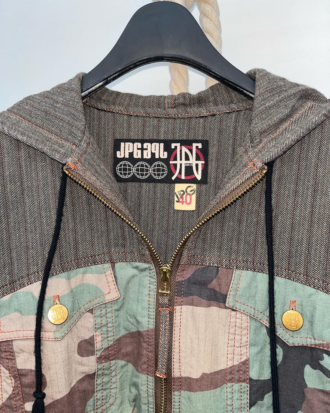 장폴고티에 camo long zip up 상품이미지7