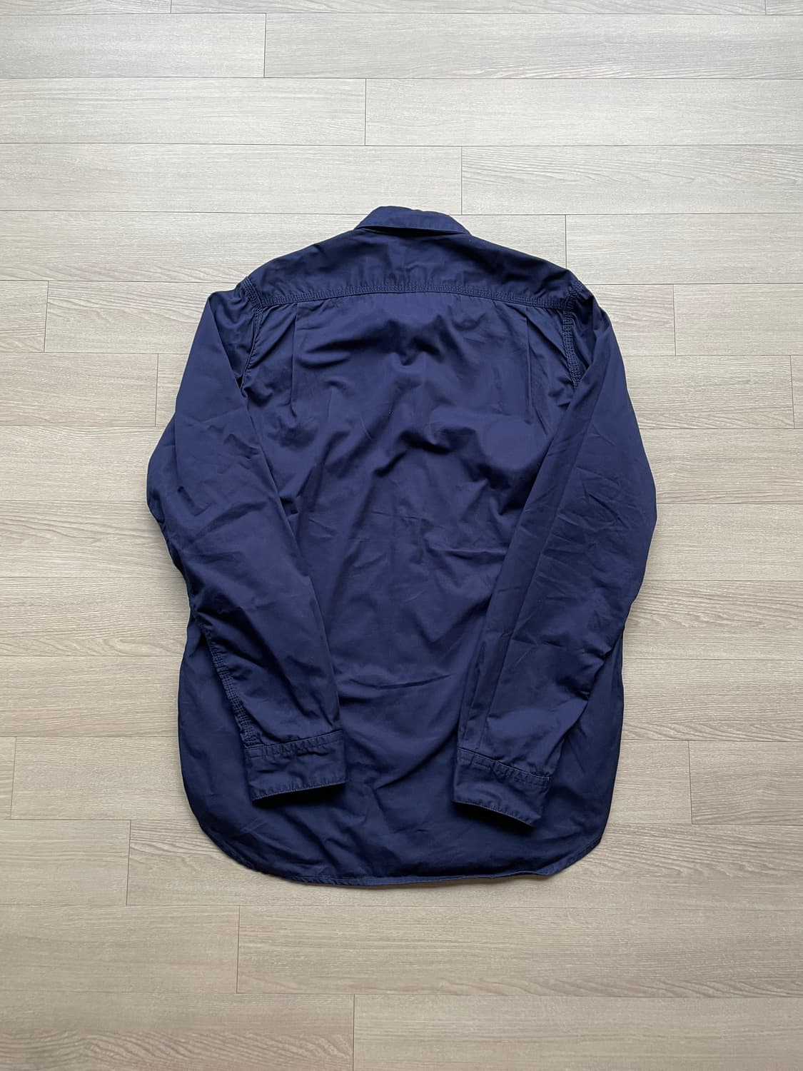 상리미트 네이비 코튼 셔츠 상품이미지2