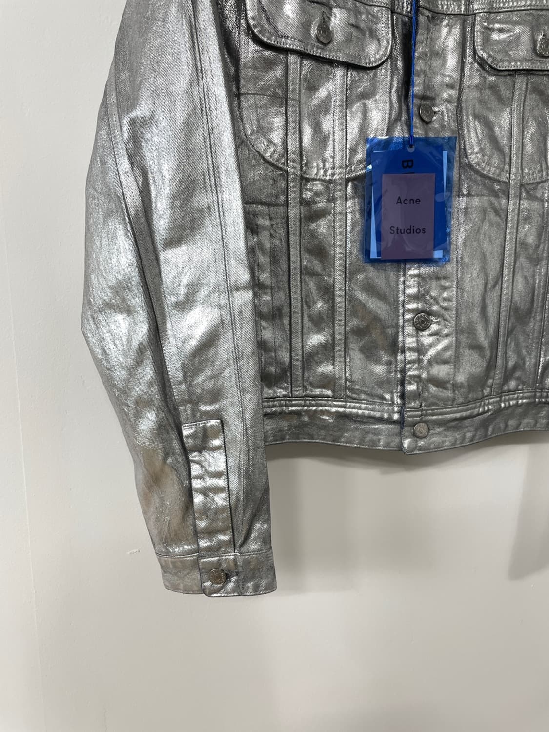 아크네 스튜디오 Tent 실버 데님 자켓 상품이미지4