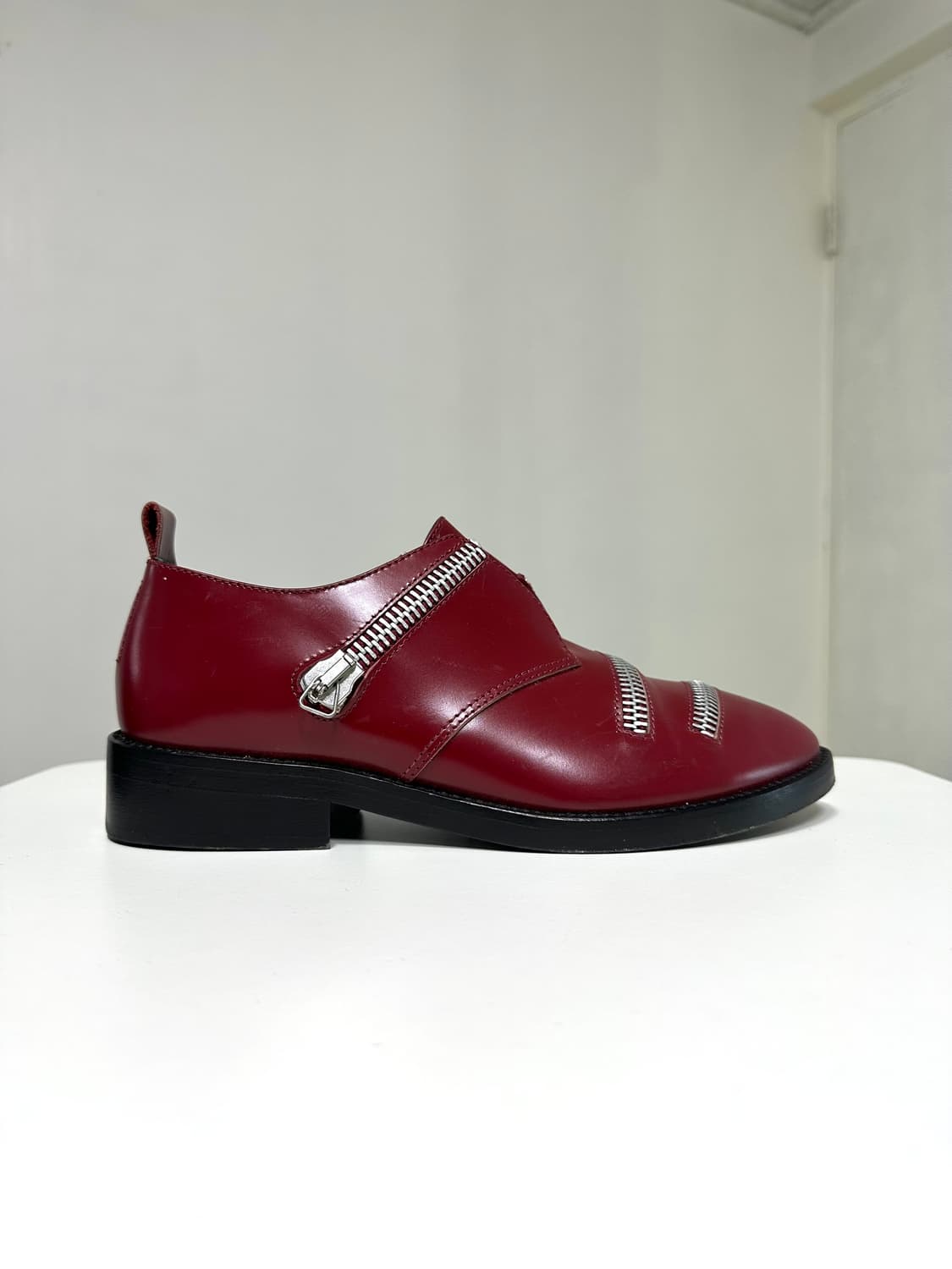 골든 구스 가죽 지퍼 구두 상품이미지6