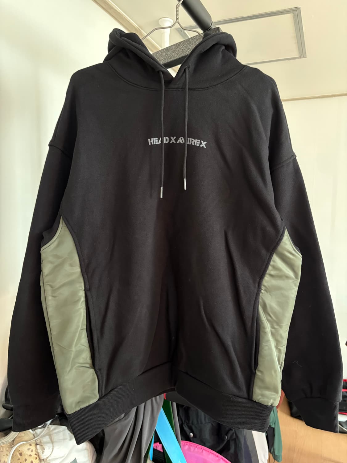헤드x아비렉스 후드티 M 팔아요 상품이미지1