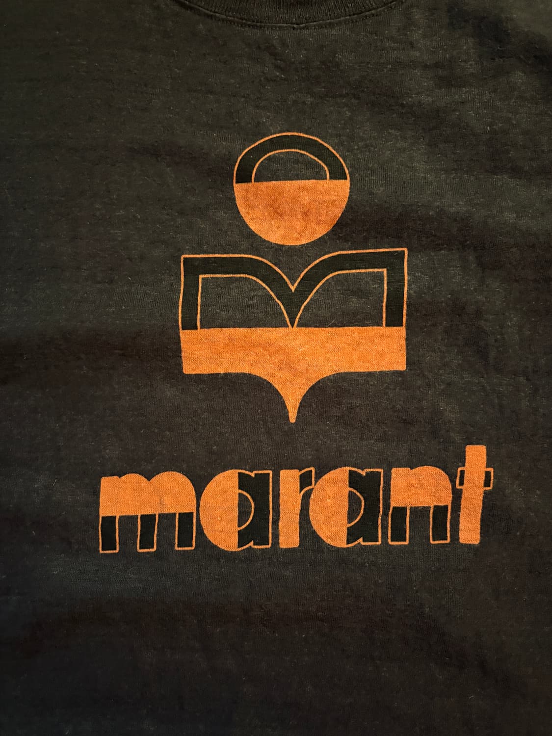 Isabel Marant Étoile 로고 그래픽 린넨 티셔츠 상품이미지2