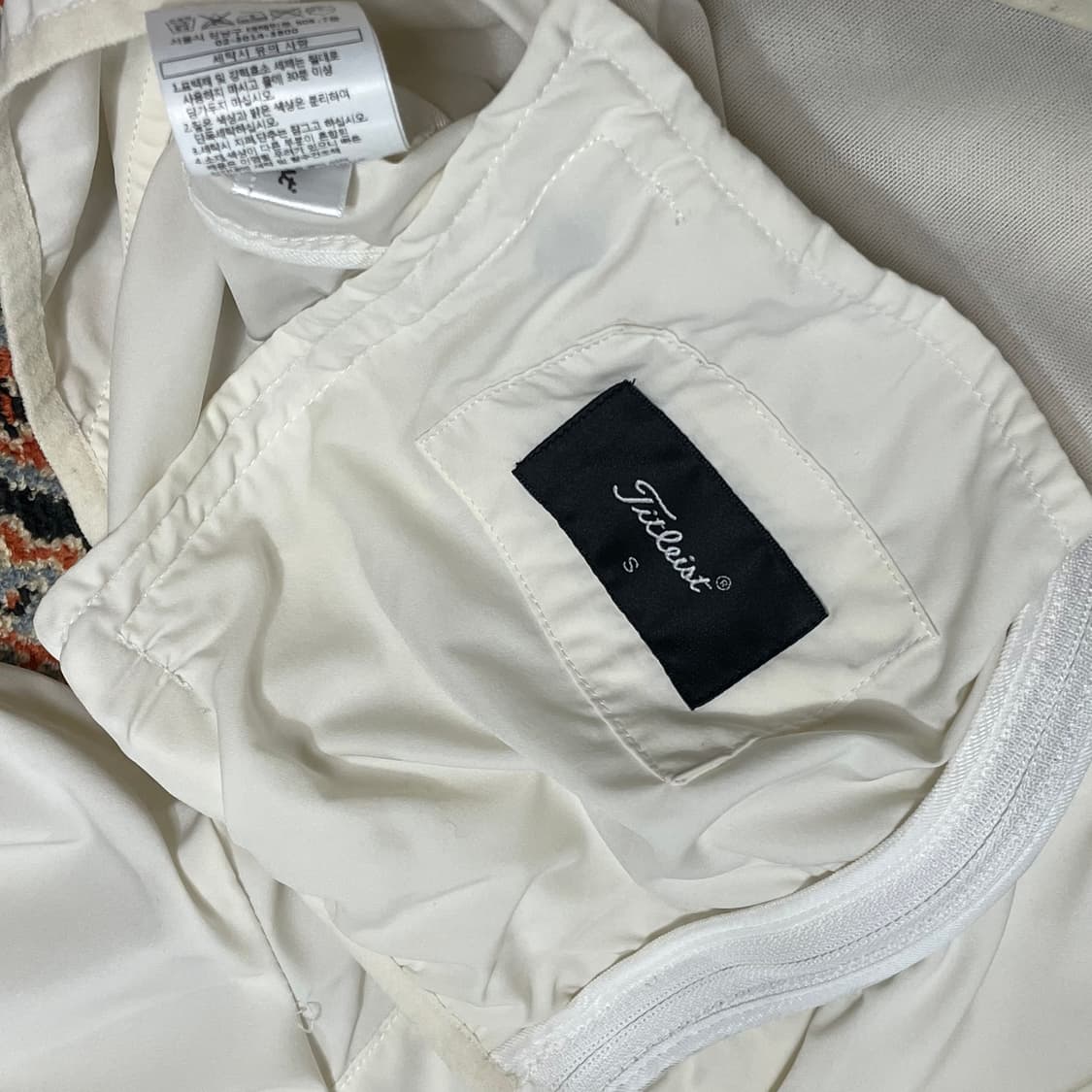 타이틀리스트 화이트 골프 집업져지 자켓 여성85  상품이미지5