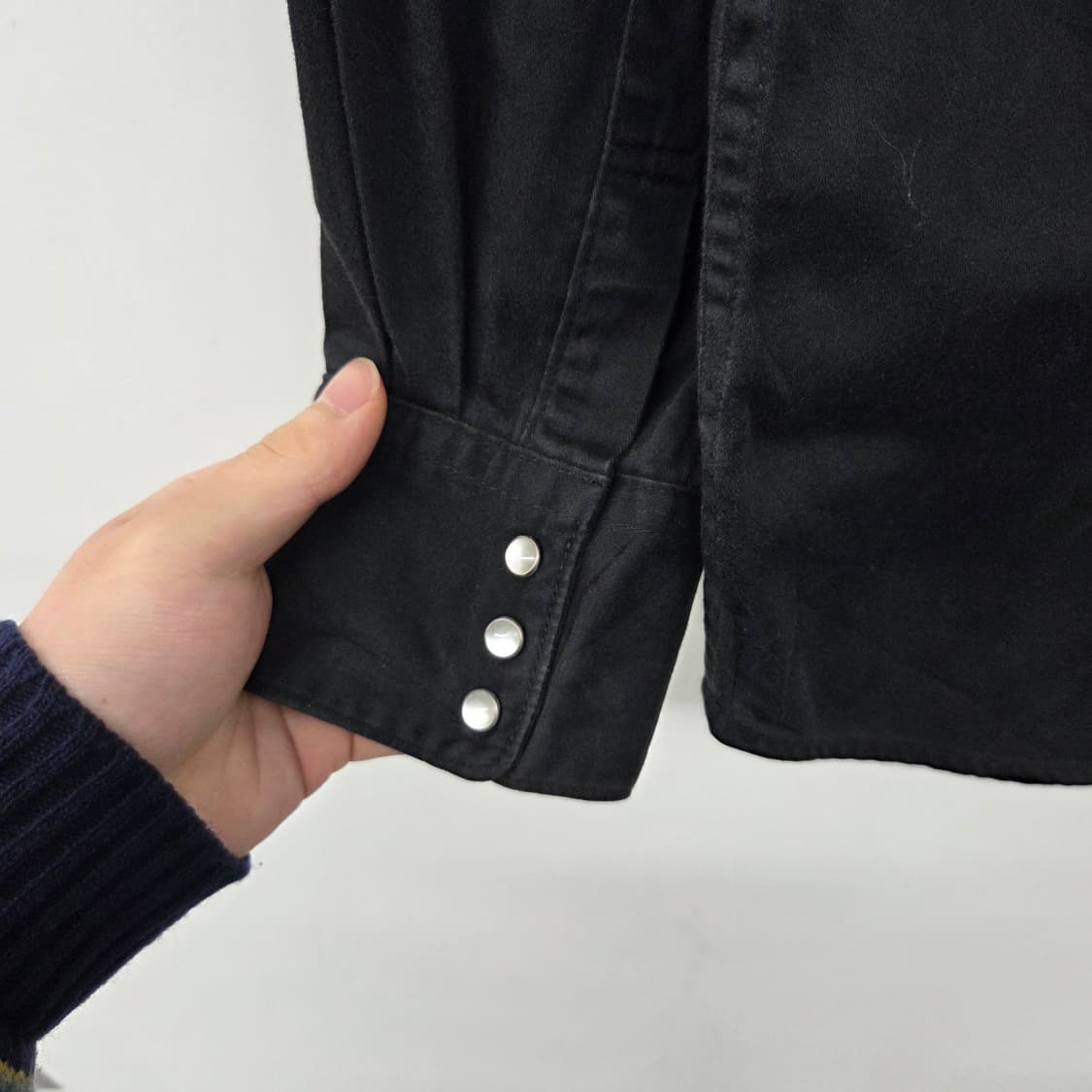 Lee 웨스턴 블랙 셔츠 남방 남m 상품이미지6