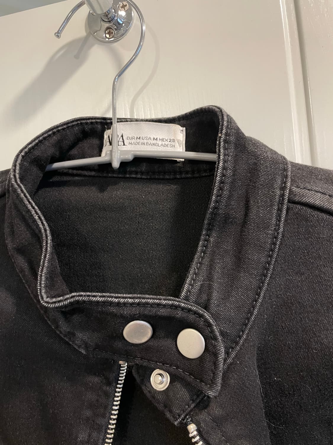 자라 크롭 바이커자켓 상품이미지2