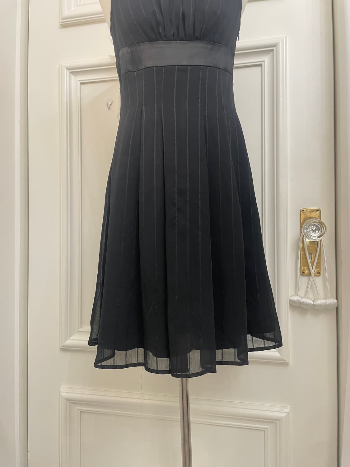 black shirring pleats slim halter opc 상품이미지9