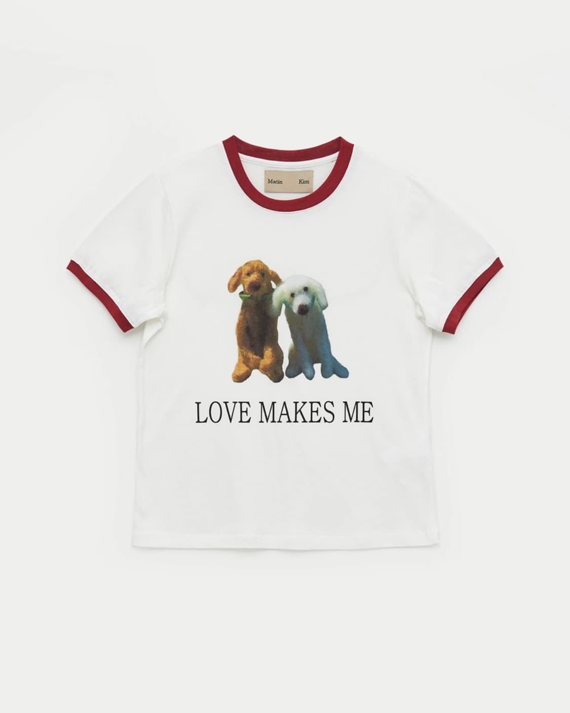 마뗑킴 LOVE MAKES ME T-SHIRTS 새상품 상품이미지1