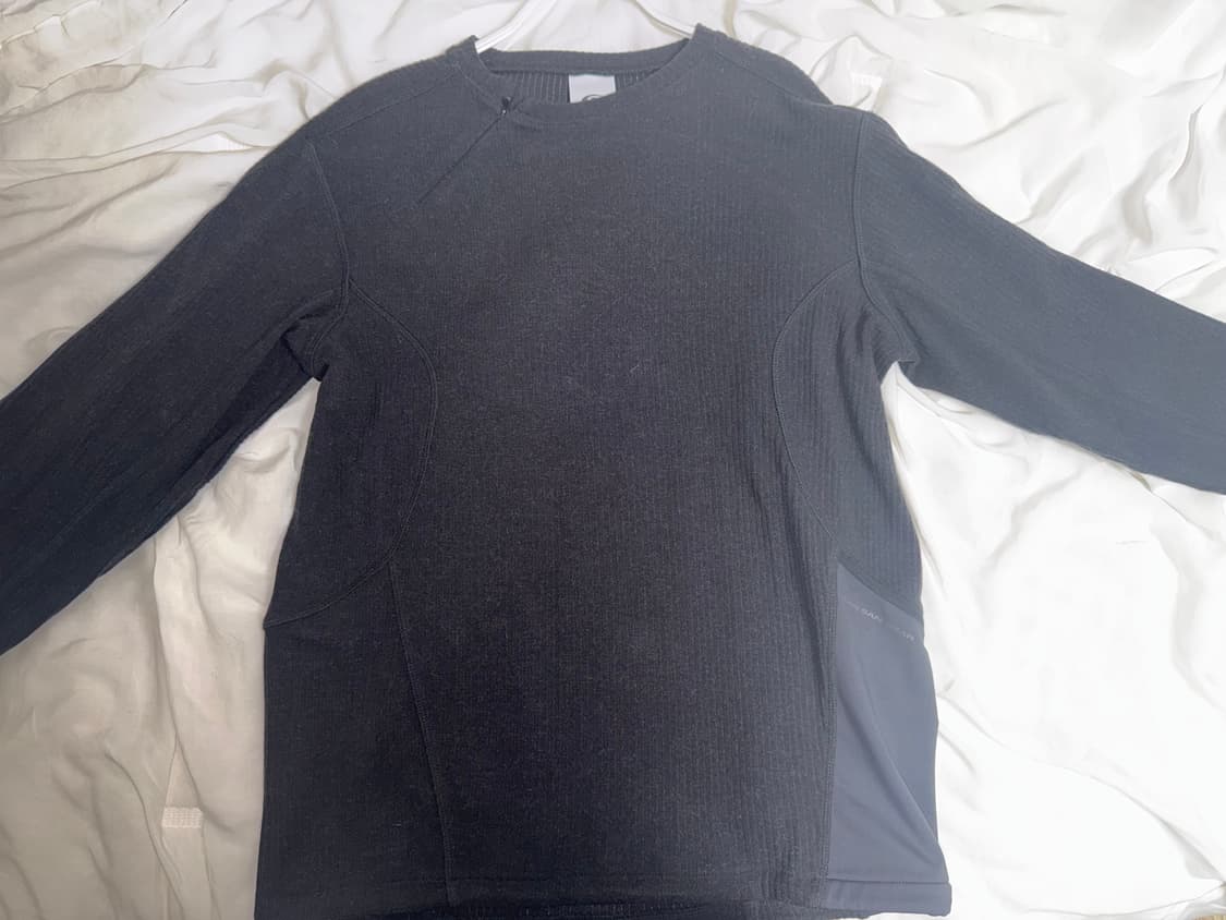 산산기어 24fw 서픽스 푸퍼자켓 그레이 경량패딩 (+ 리브드 롱슬리브) 상품이미지9