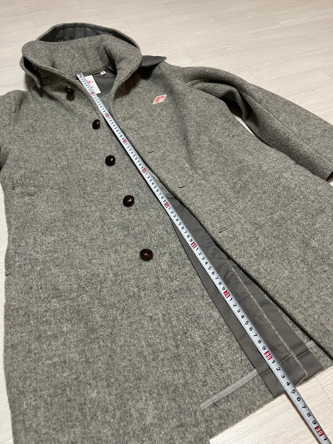 단톤 코트 울코트 36사이즈 그레이 상품이미지8
