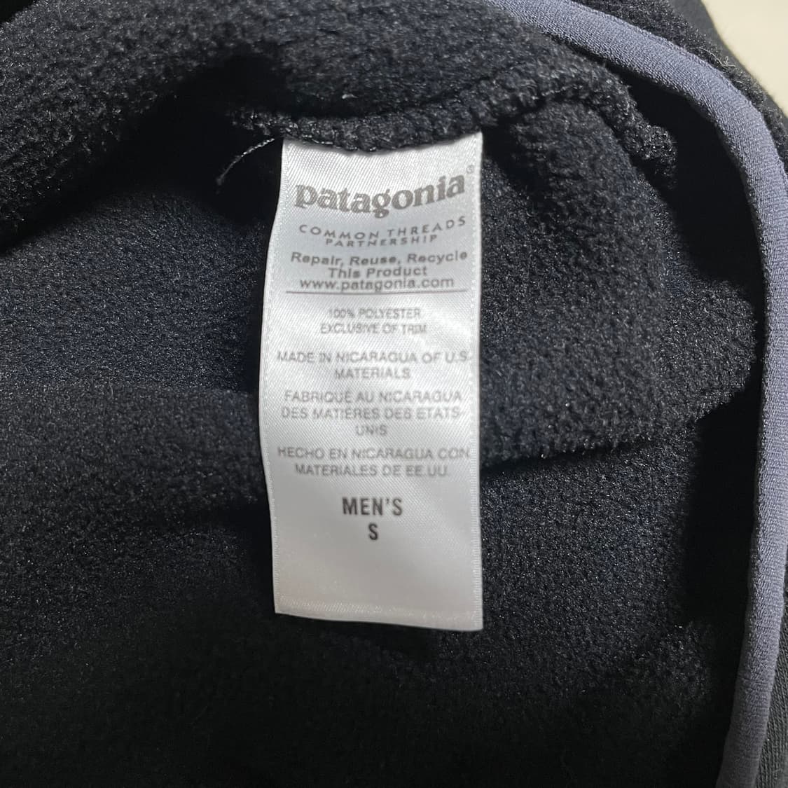 파타고니아 신칠라 블랙 포지그레이 상품이미지4