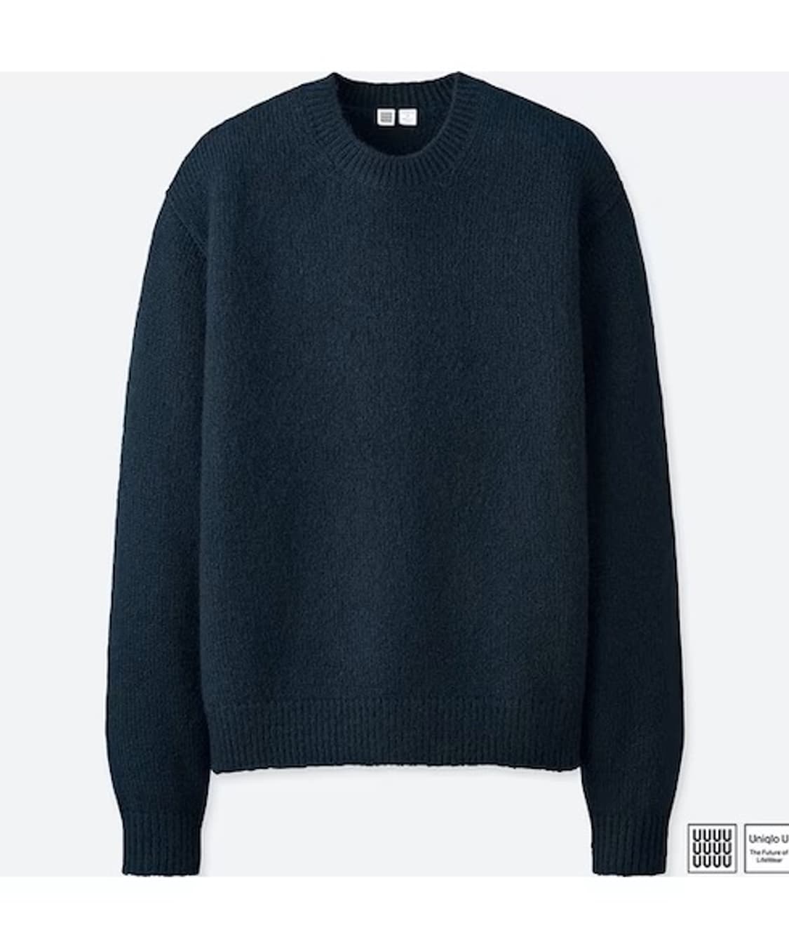 유니클로U 크루넥 니트 (네이비) 상품이미지1