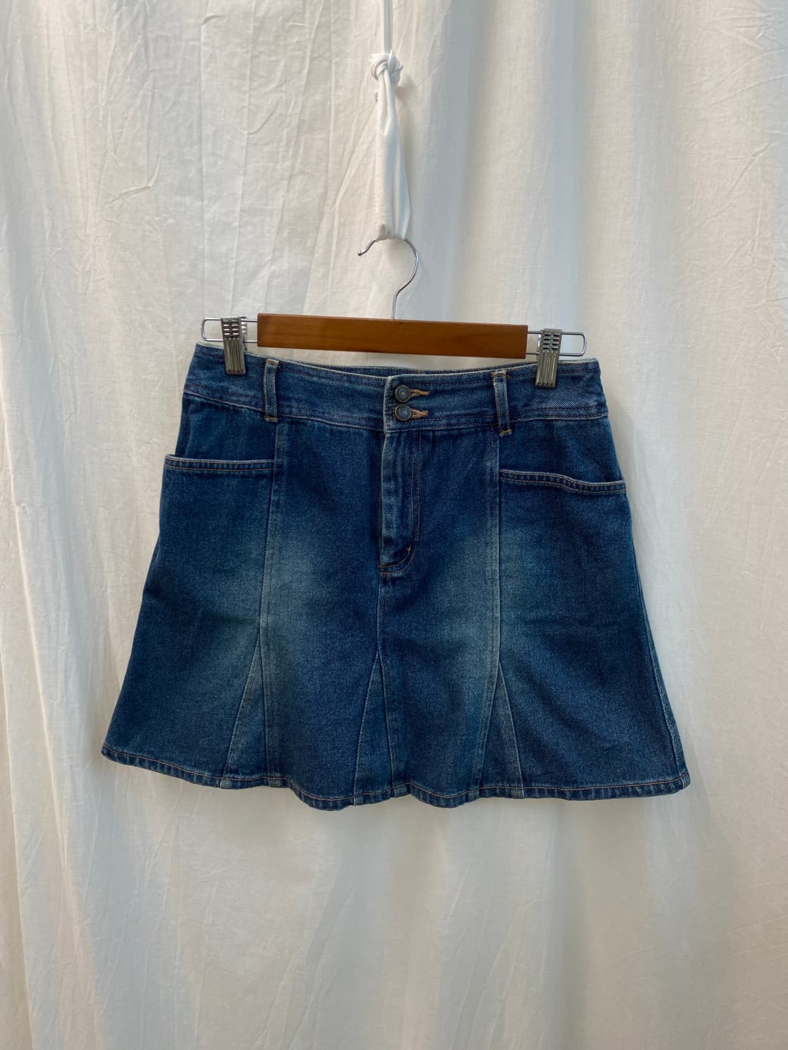 데님 숏스커트(25) 상품이미지1