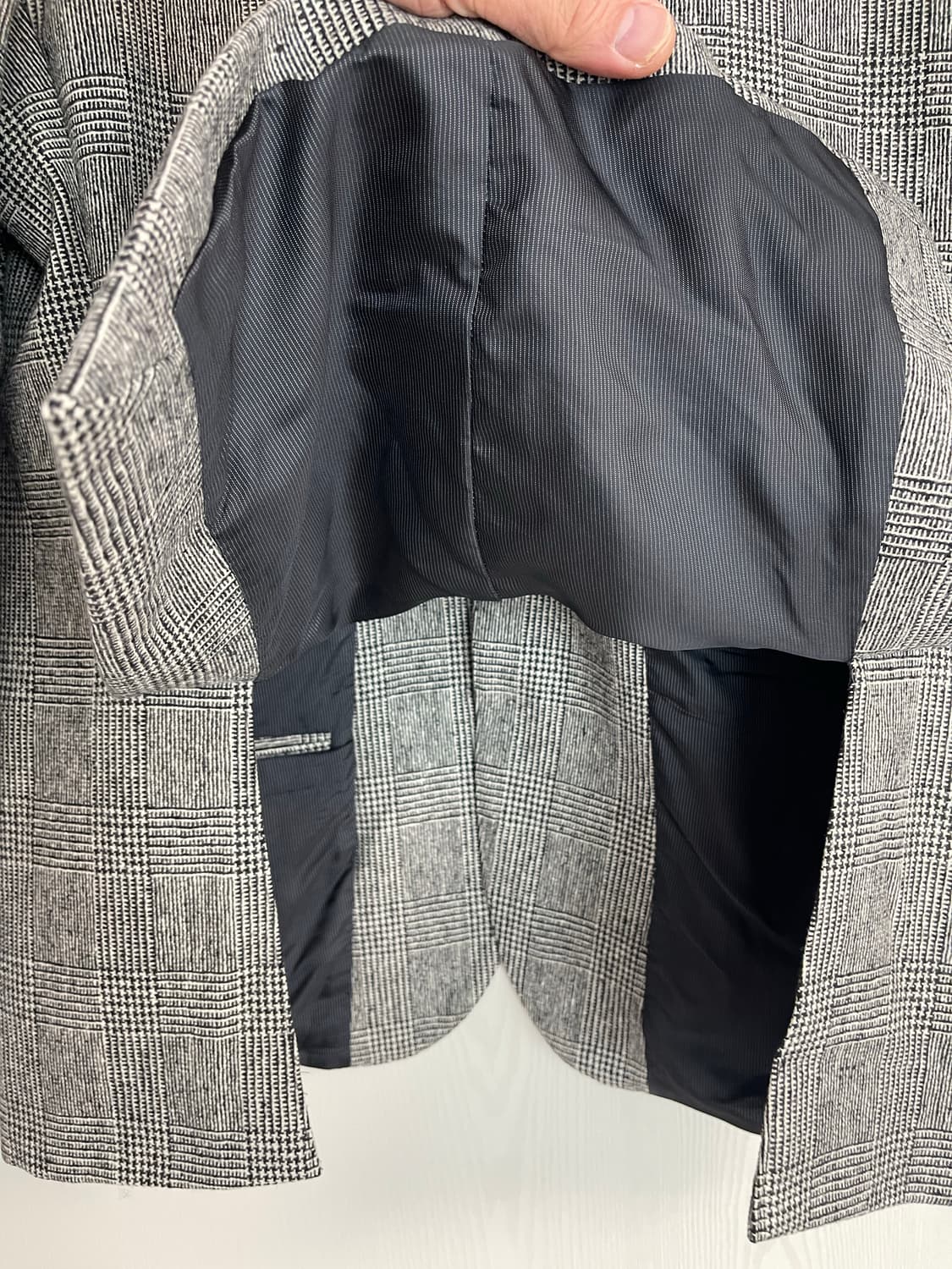 아쿠아스큐텀 런던 글렌체크 자켓 103 상품이미지5