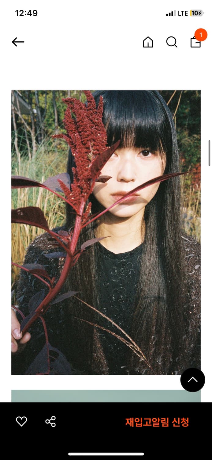 TEAK FLOWER JERSEY LONG SLEEVE TOP 상품이미지5