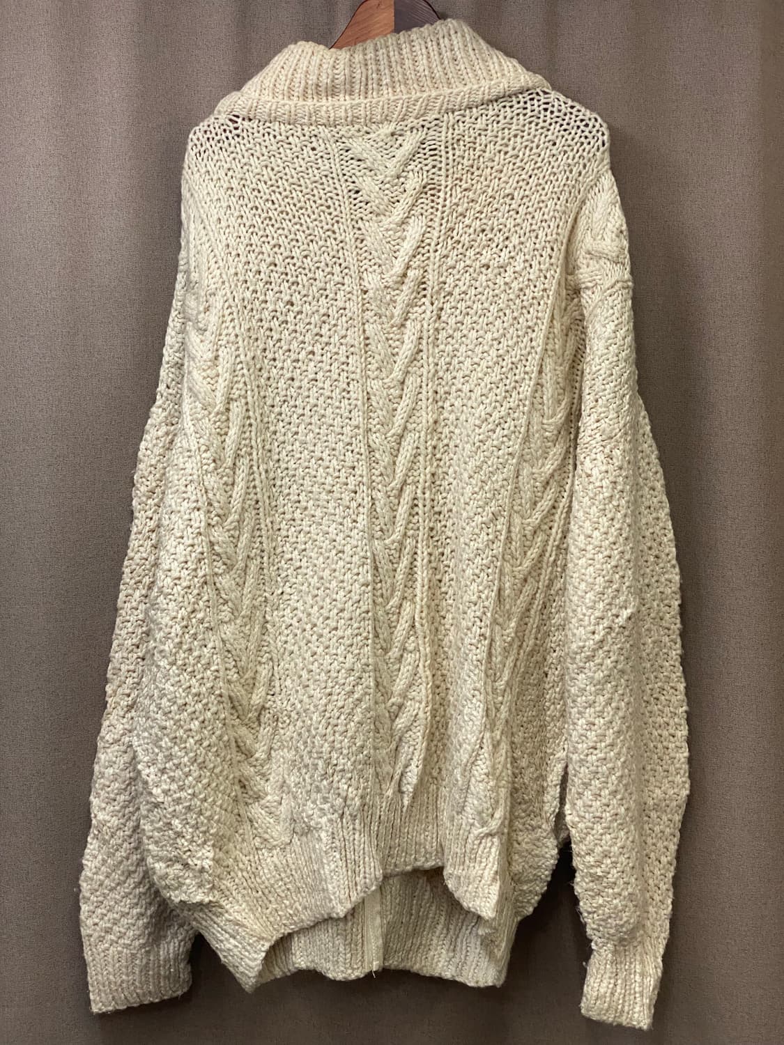 빈티지 헤비 니트 집업 상품이미지5