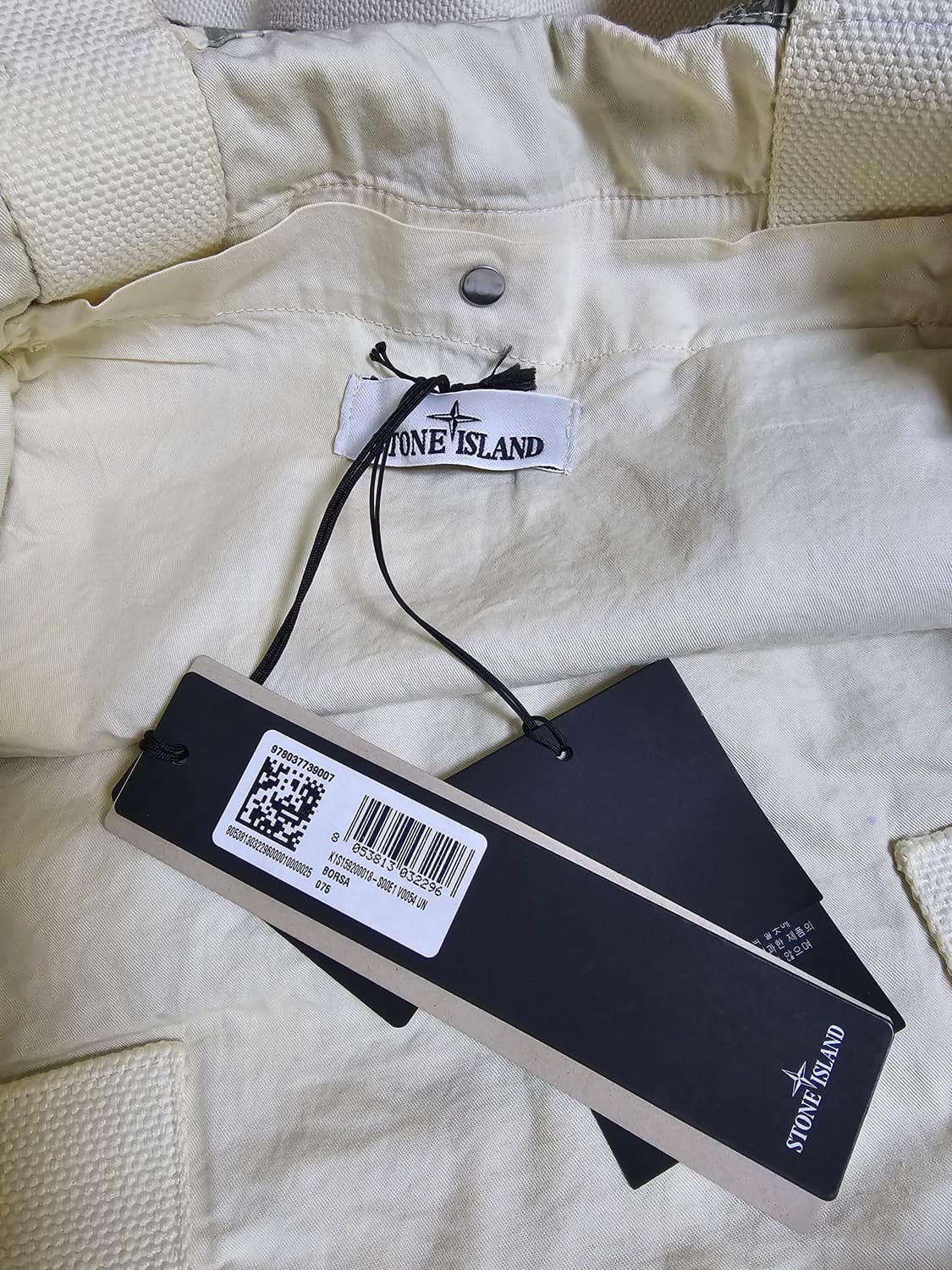 스톤아일랜드 스캔 카모 온 스트레치 립스탑-OVD 토트백 (새 상품) 상품이미지6