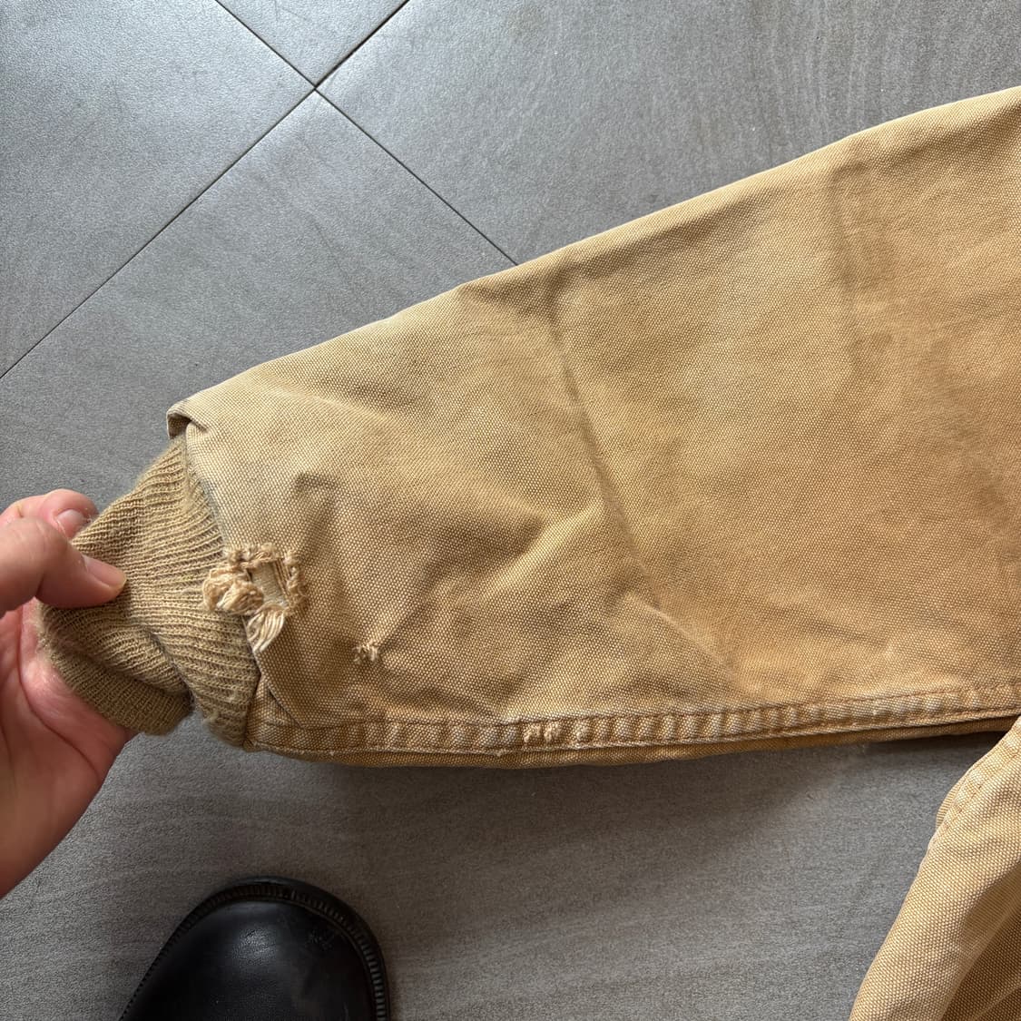 90년대 미국 생산 칼하트 jr106 베이지 액티브 자켓 상품이미지6