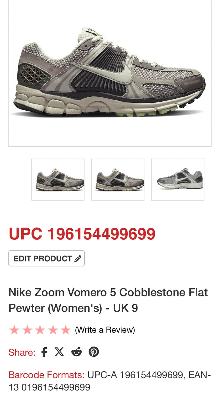 나이키 줌보메로5 280 2켤레 일괄 상품이미지9