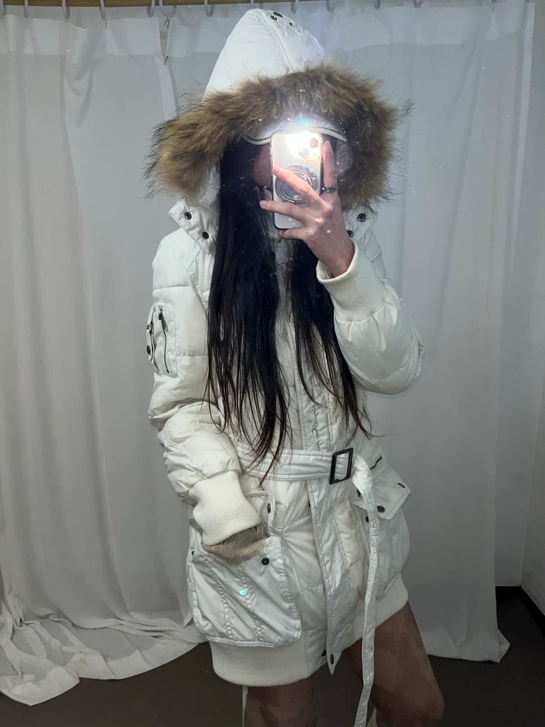 00‘s 울프죠 야상 패딩 점퍼 상품이미지7