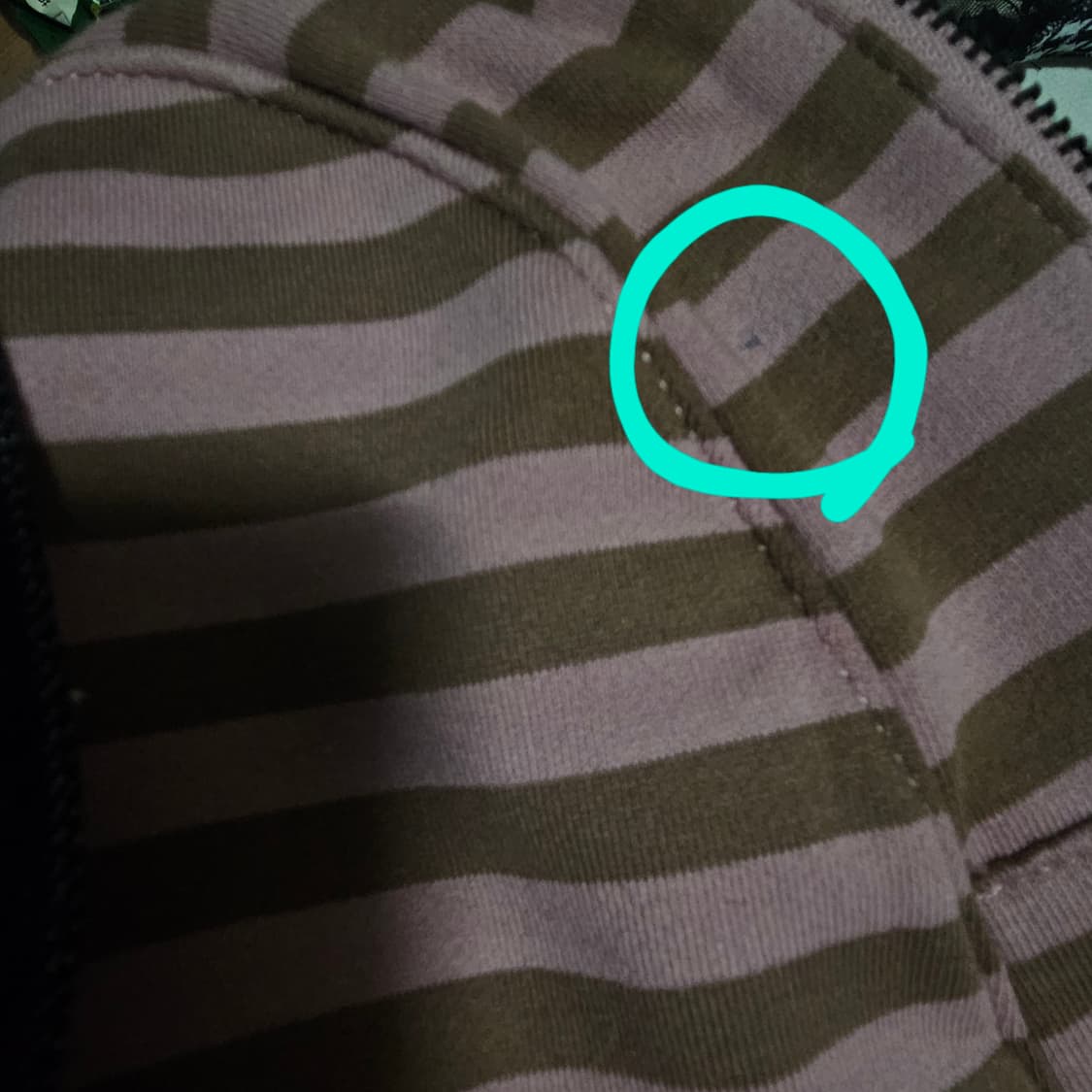 EMA TINY FRIENDS STRIPE BAG PINK BEIGE 상품이미지3