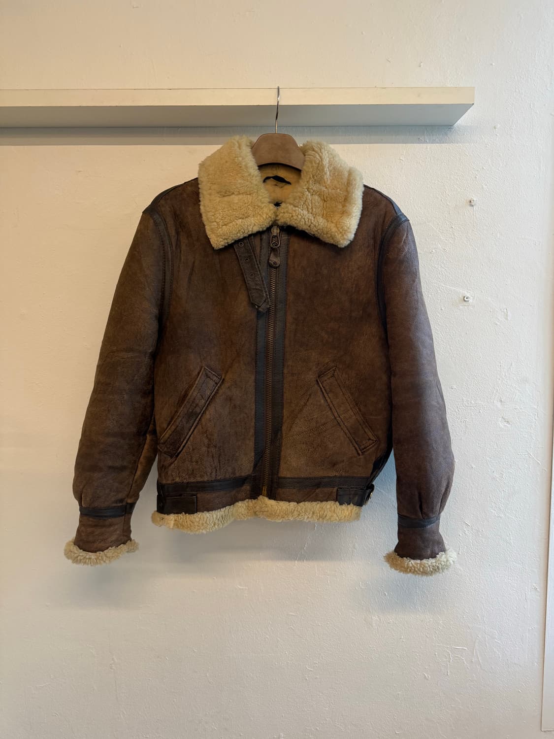 쇼트 B-3 무스탕 상품이미지1