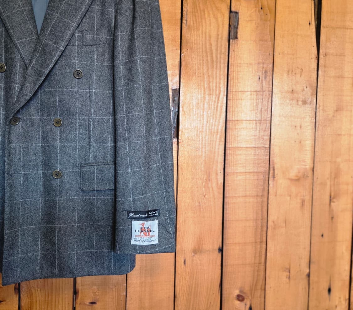 빔스 에프 폭스플란넬 더블브레스티드자켓  상품이미지5