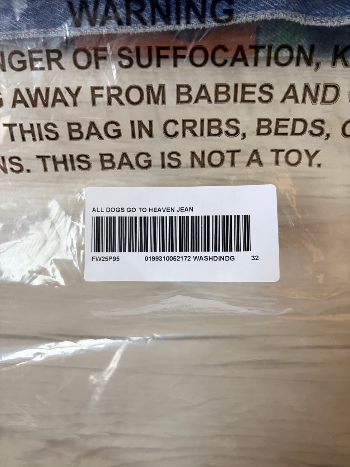 [32] supreme all dogs go to heaven jeans 상품이미지3