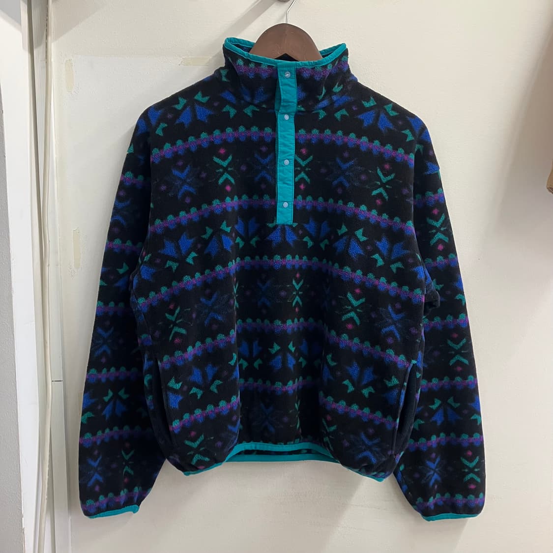 N139 usa 엘엘빈 아즈텍 노르딕 스냅 풀오버 플리스 상품이미지1