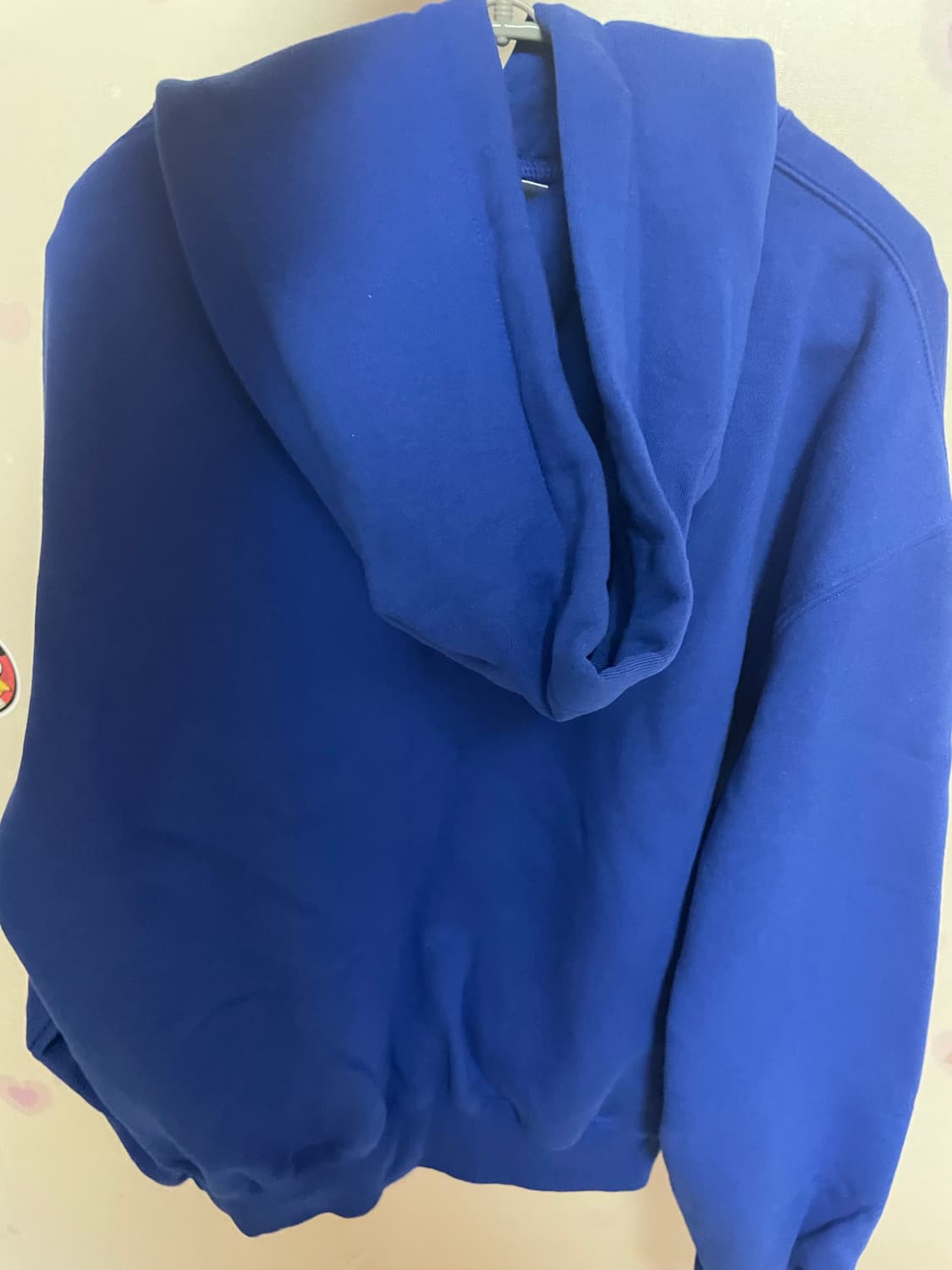 아이앱 스트레이트 로고 후드 블루 상품이미지2