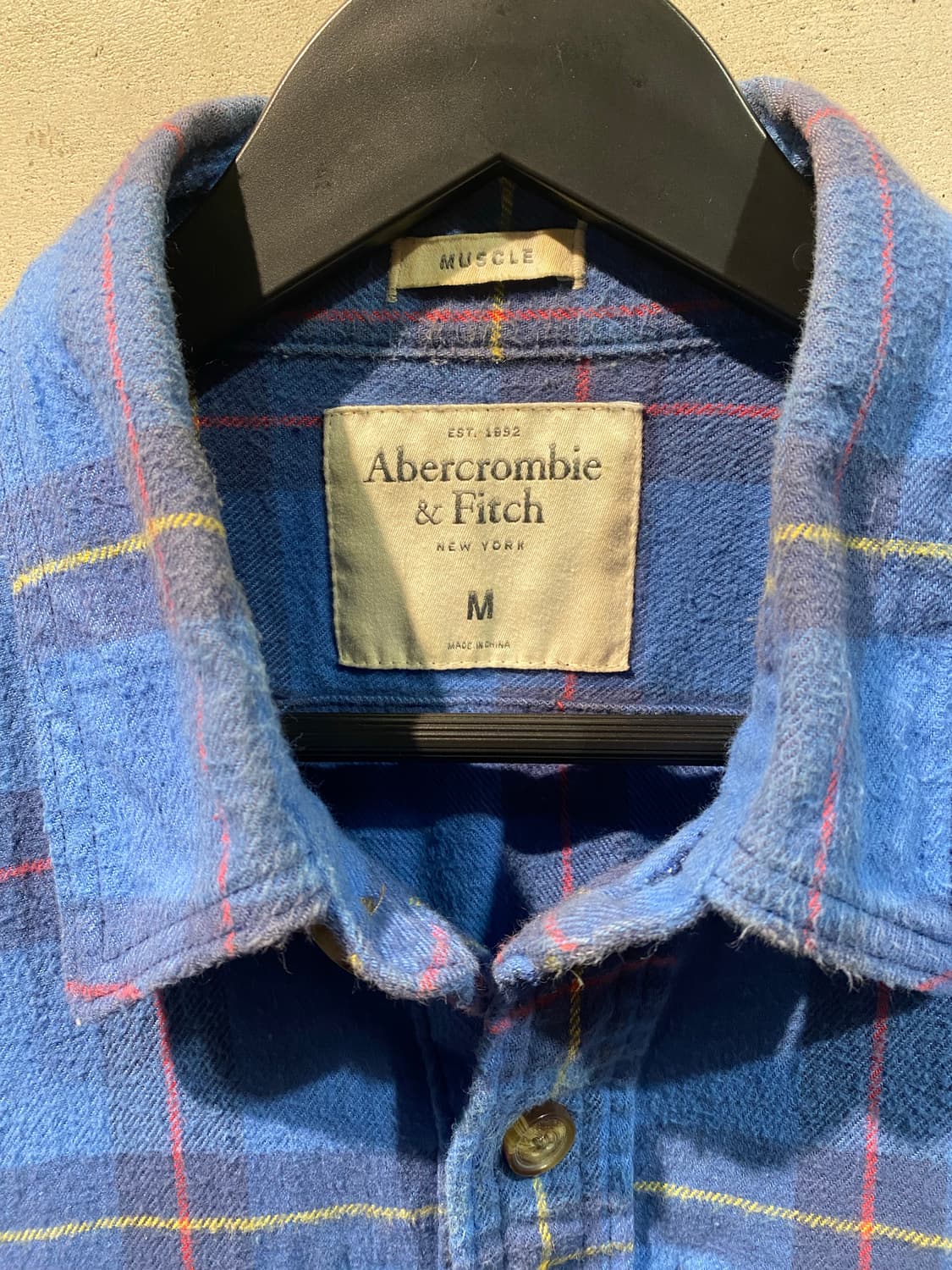 아베크롬비 체크 셔츠 상품이미지3