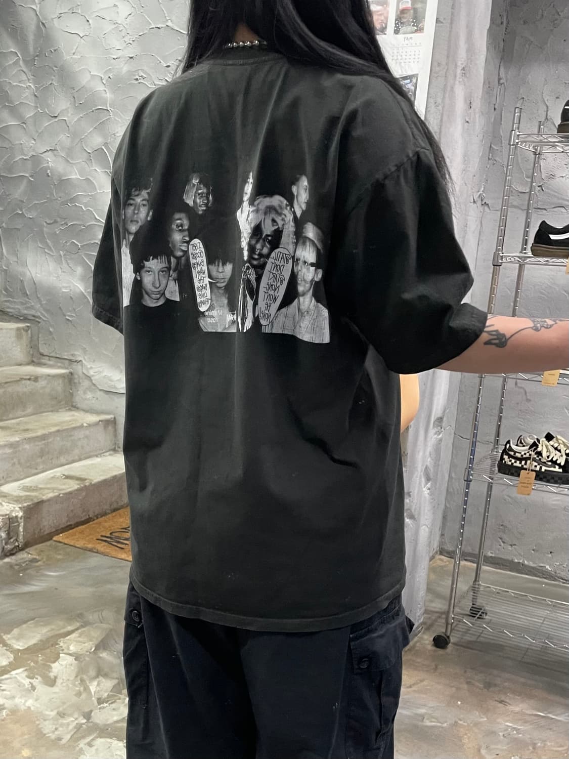 스투시 X 마틴 로즈 콜라주 피그먼트 다이드 반팔 티셔츠 상품이미지9