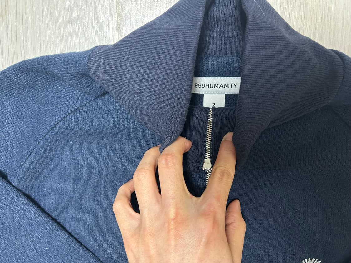 999휴머니티 EASY KNITTED HALF ZIP UP [2] 상품이미지3