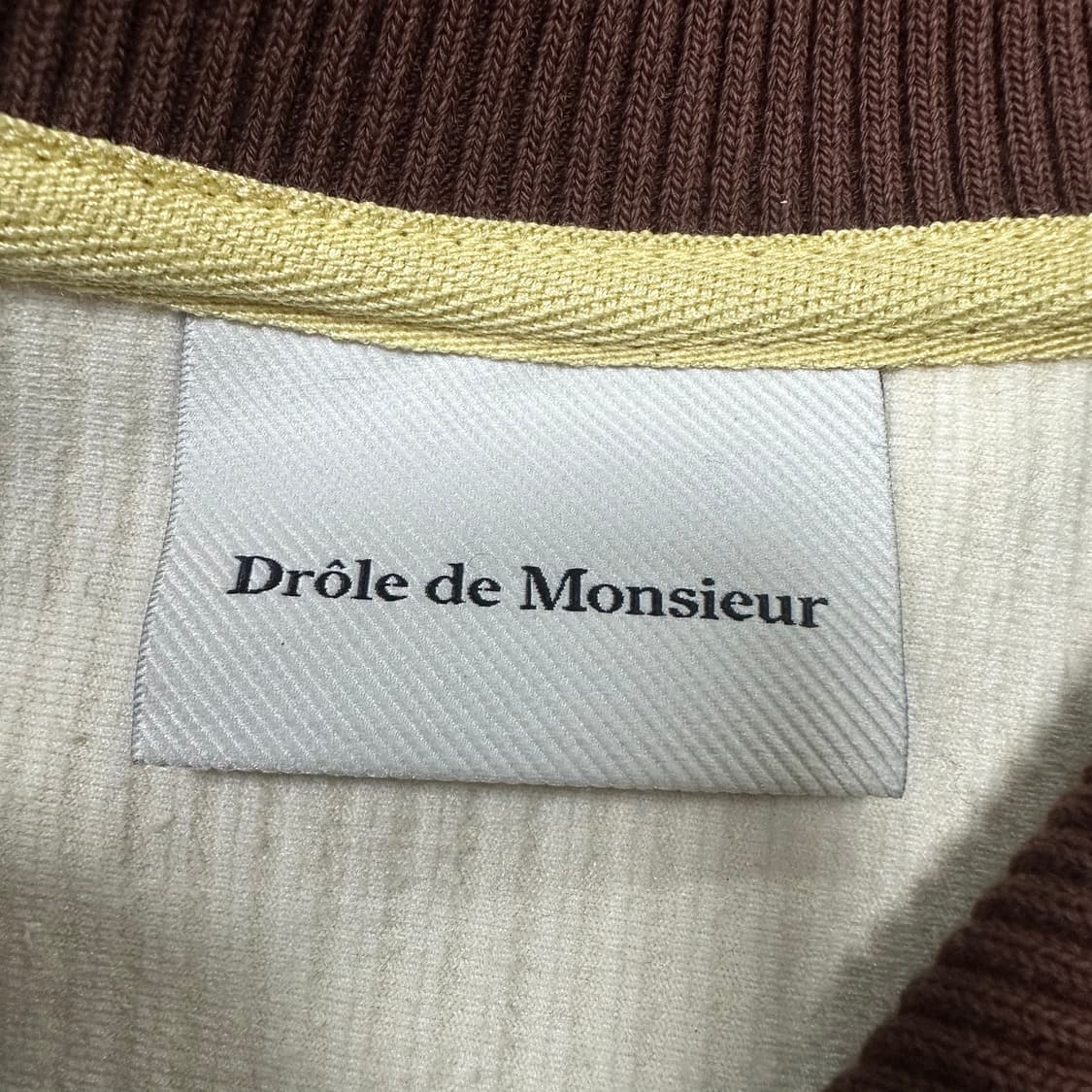 ✨ (바배) Drole de monsieur 드롤드무슈 폴로 스웻 맨투맨 상품이미지3