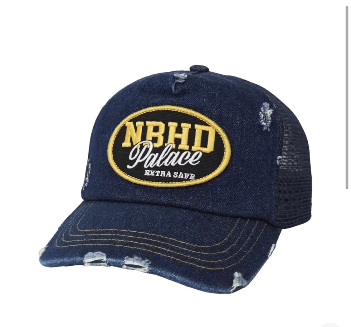 [새상품] 팔라스 x 네이버후드 메쉬 트러커 블루 데님  상품이미지1