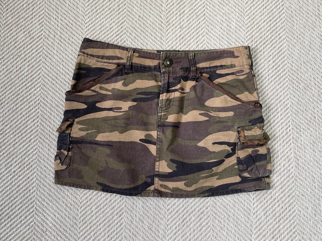 빈티지 밀리터리 카고 스커트 J03518 상품이미지1