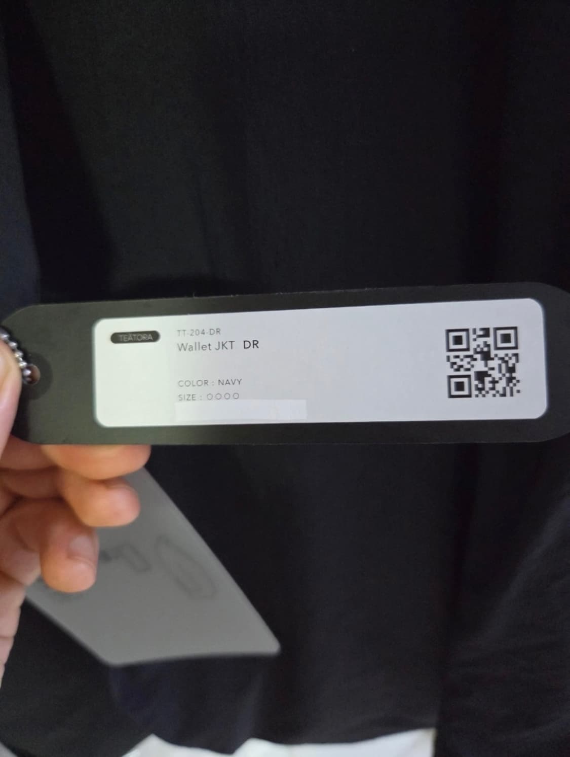 테아토라 월렛 자켓 25SS 닥터로이드 네이비 새상품 상품이미지4