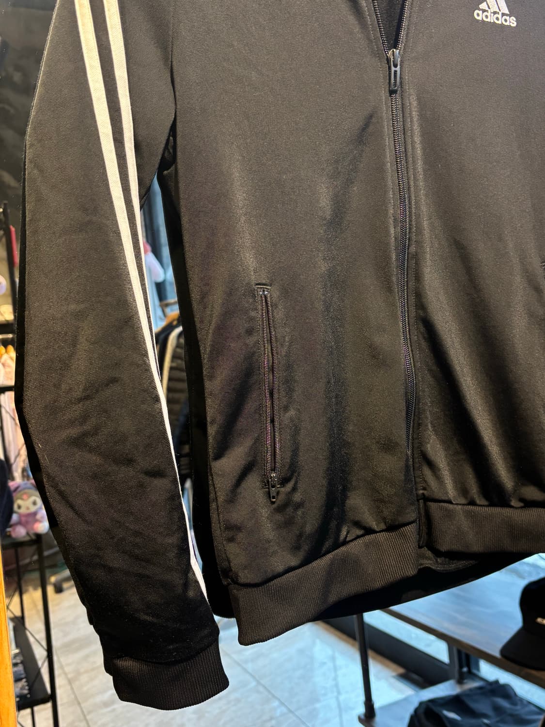 아디다스 블랙 트랙탑 져지 S 상품이미지2