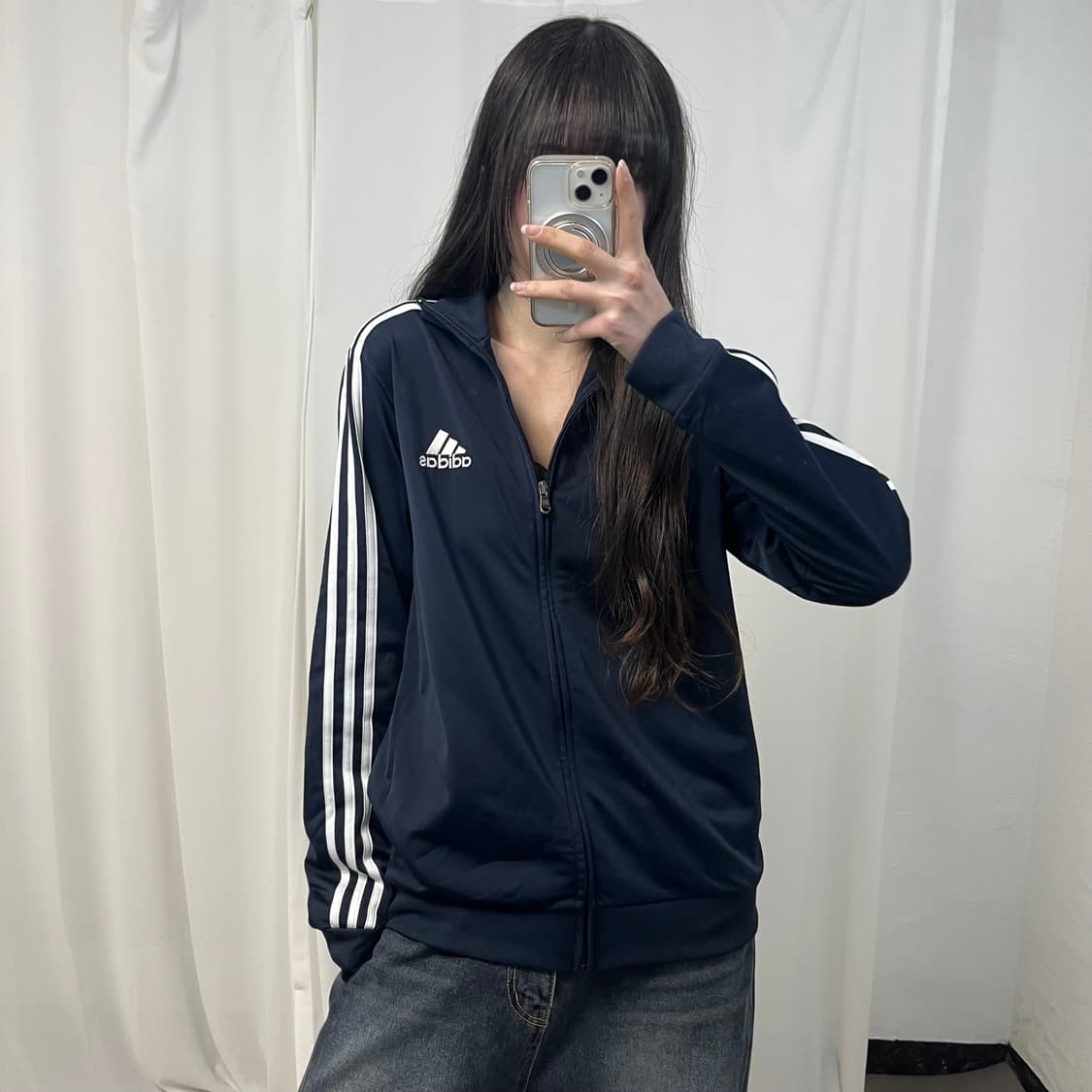 Adidas Navy Track Jersey 상품이미지1