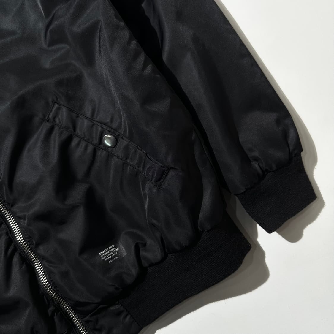 스투시 플라이트 봄버 자켓 블랙 상품이미지7