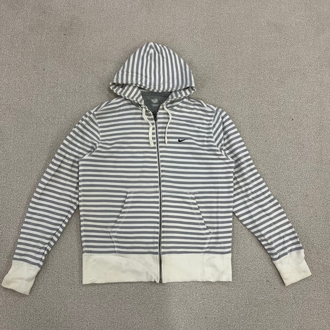 L 나이키 스우시 스트라이프 후드 집업 0122M1 상품이미지1