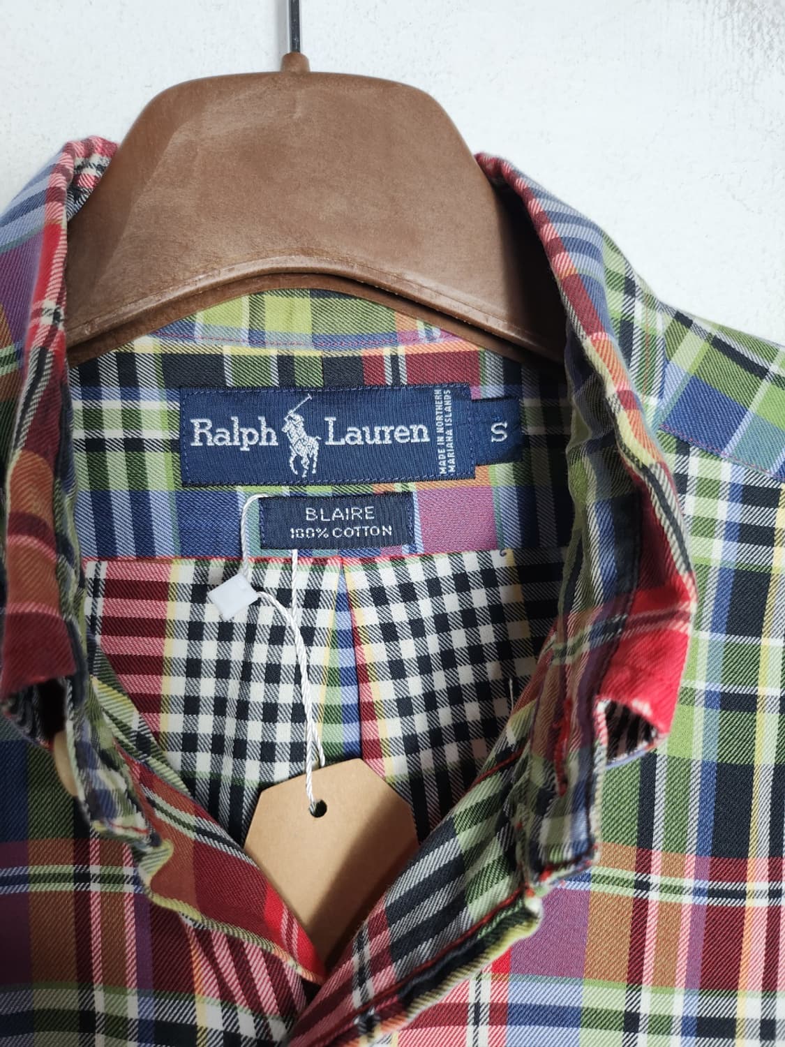 S 폴로 랄프로렌 멀티 체크 패턴 셔츠 상품이미지2