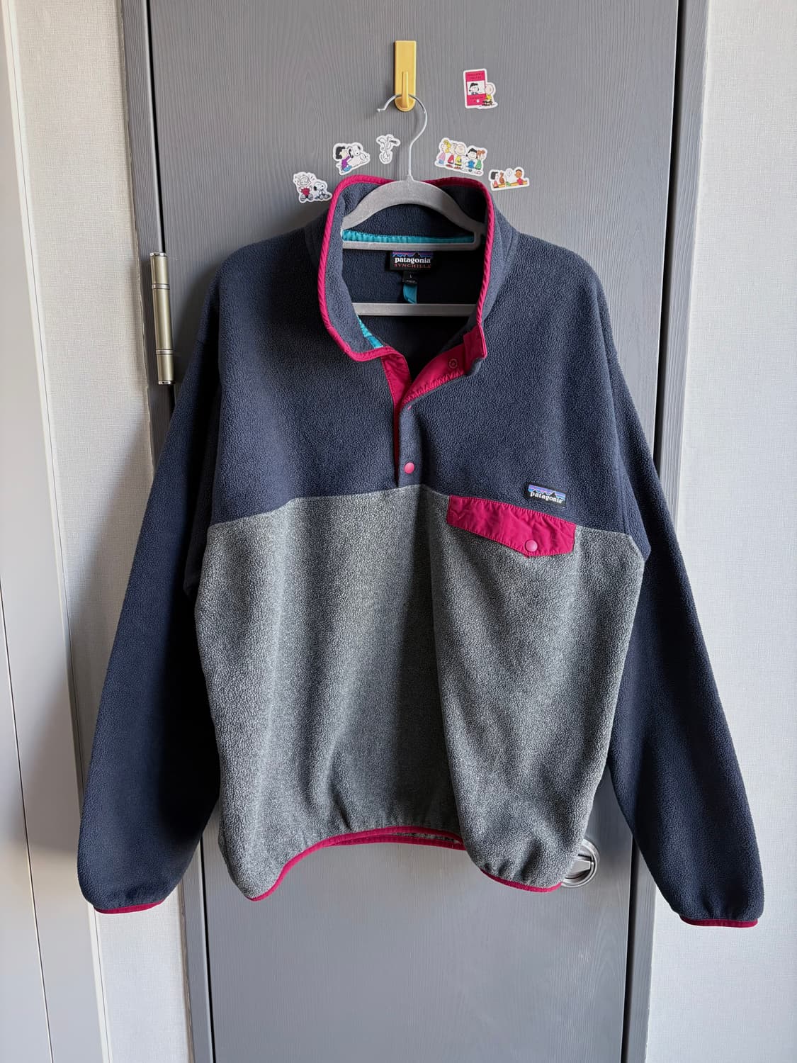 (L) 파타고니아 신칠라 네이비 그레이 투톤 상품이미지1