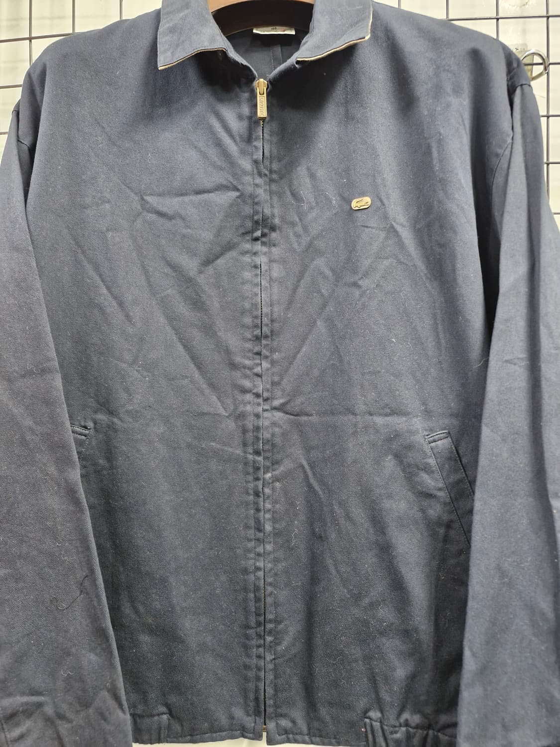 105XL 라코스테 네이비 블루종 자켓. 상품이미지5