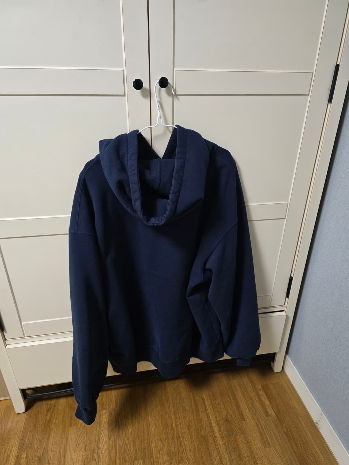 25ss 슈프림 S로고 후드 네이비 XL 상품이미지2