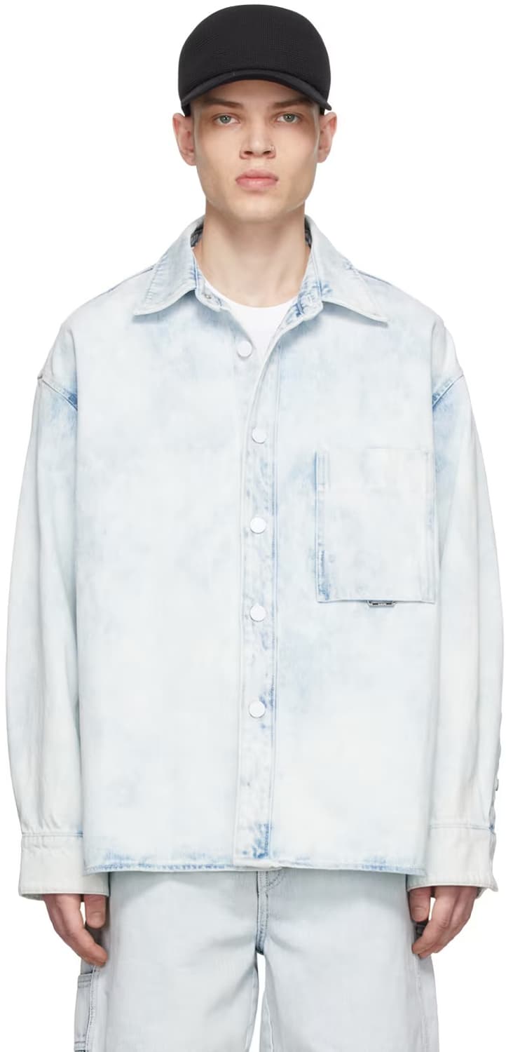 솔리드옴므 데님셔츠 판매합니다 상품이미지2