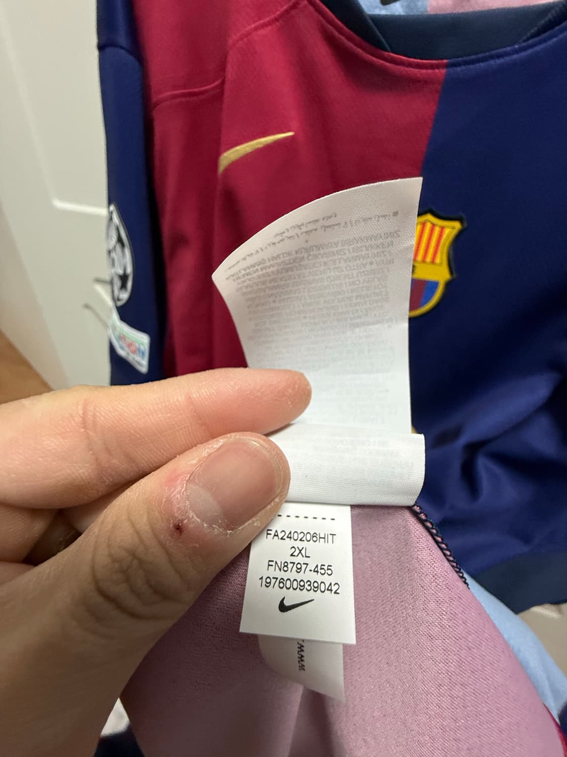 24-25 바르셀로나 더용 유니폼 상품이미지3