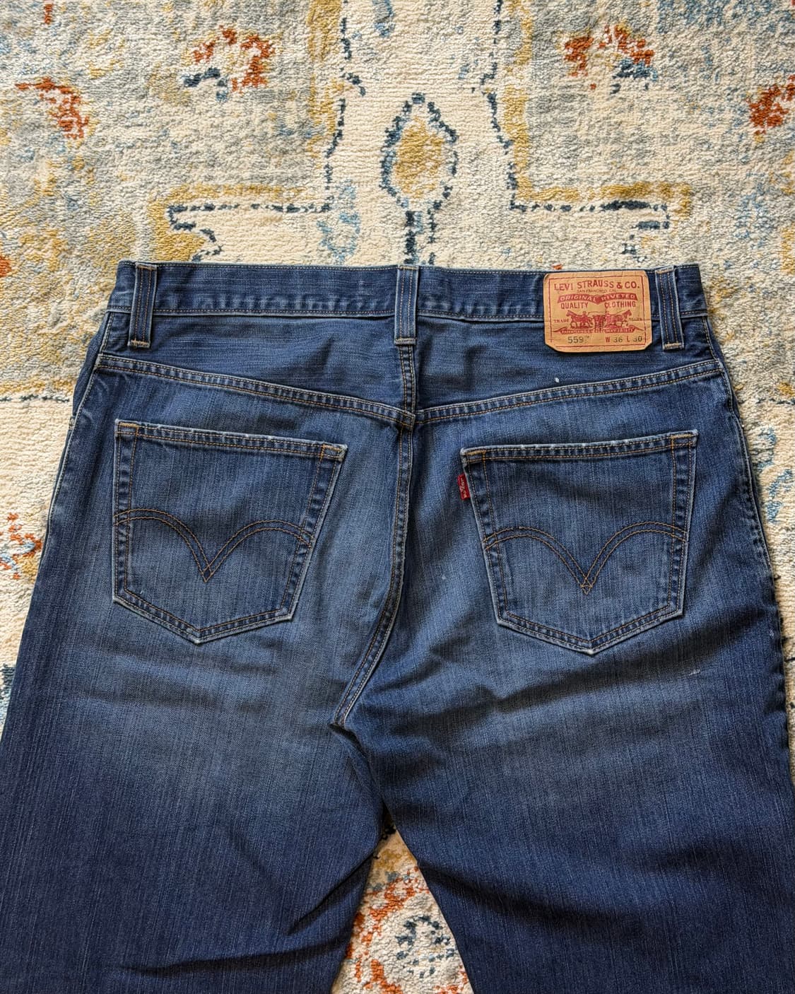 00‘s 리바이스 559 워싱 데님팬츠 [SE-208] 상품이미지6