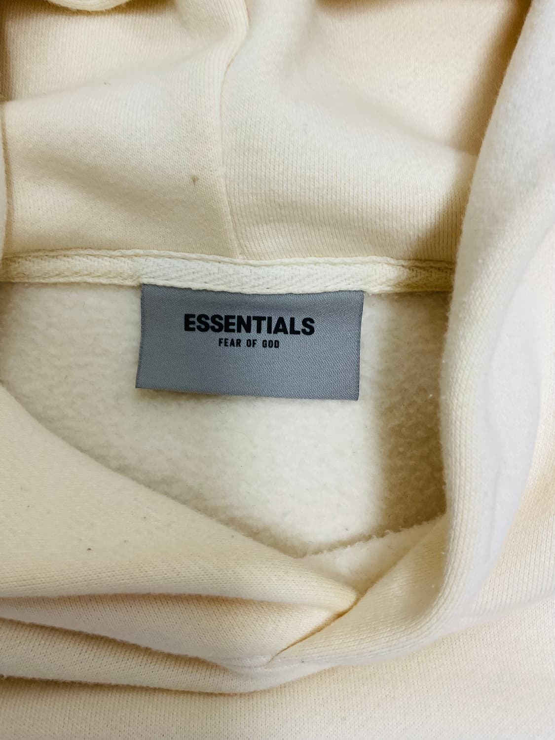 에센셜 피어오브갓 백로고 후드티 상품이미지4