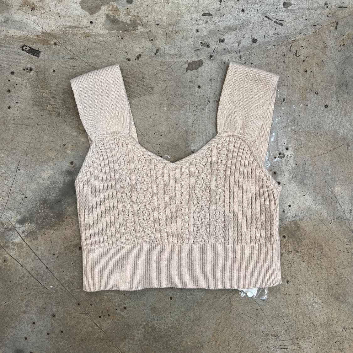 크롭 니트 뷔스티에 상품이미지5