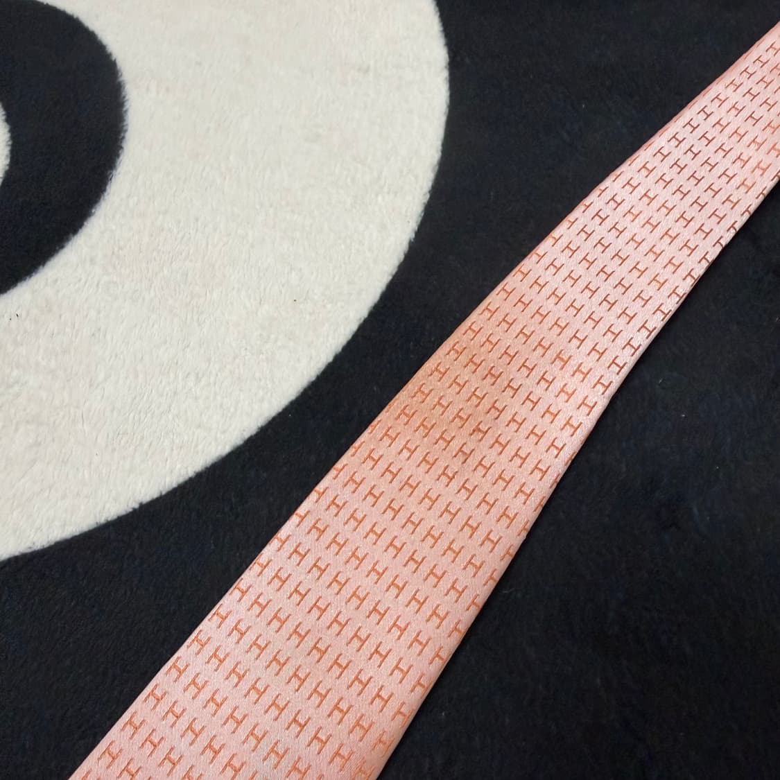 에르메스 빈티지 실크 넥타이 (Pink Orange) 상품이미지4